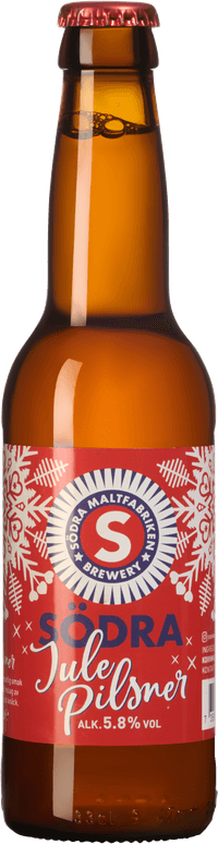 Södra Julepilsner by Södra Maltfabriken Brewery, beer label