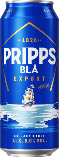 Pripps Blå by Carlsberg Sverige AB, beer label