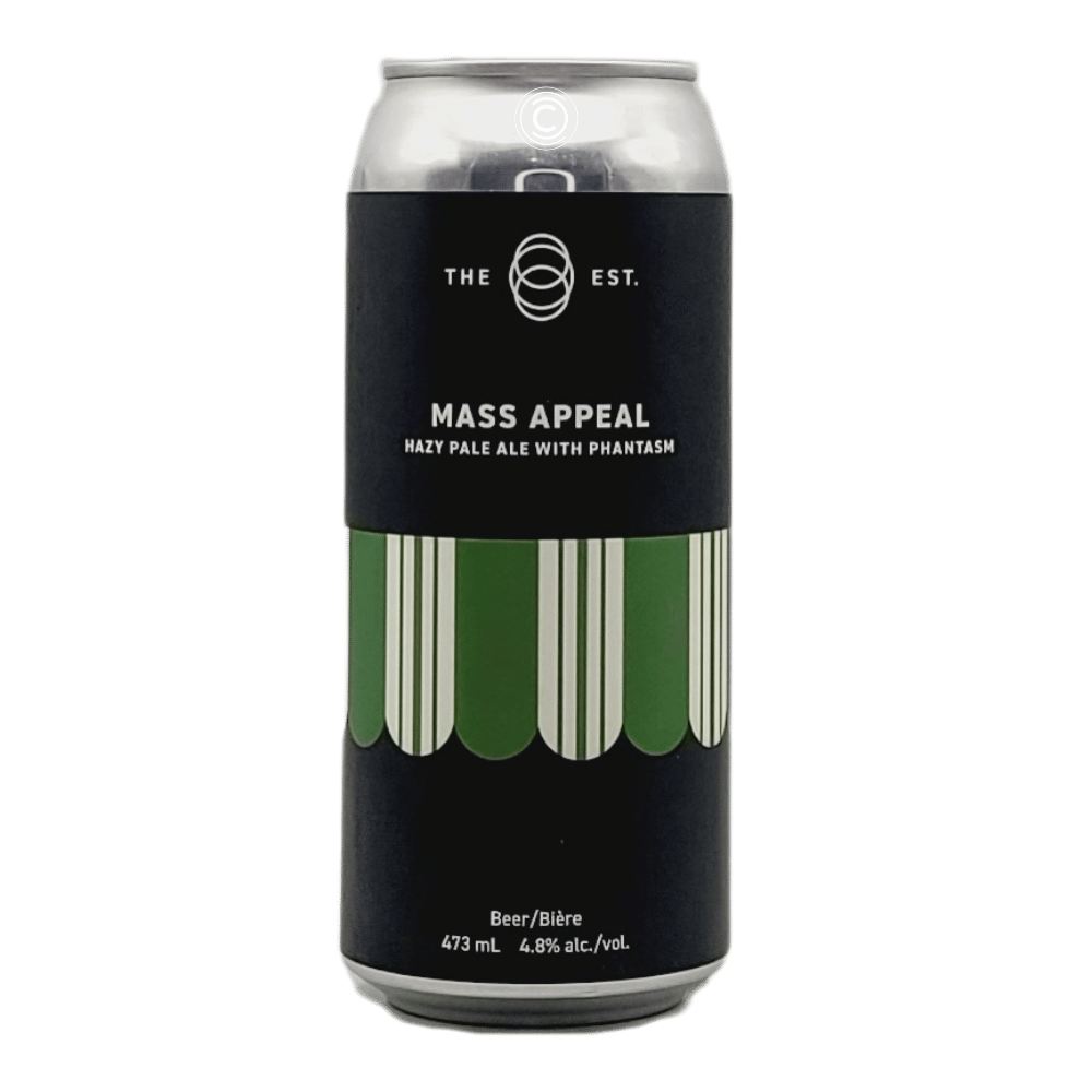 Mass Appeal Hazy Pale Ale by The Establishment Brewing Company, beer label