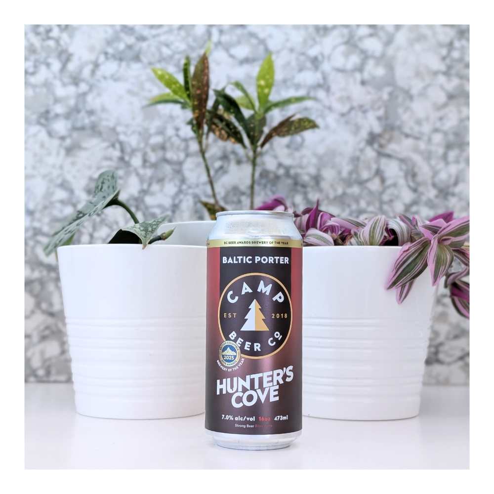 Hunter's Cove Baltic Porter by Camp Beer Co., beer label