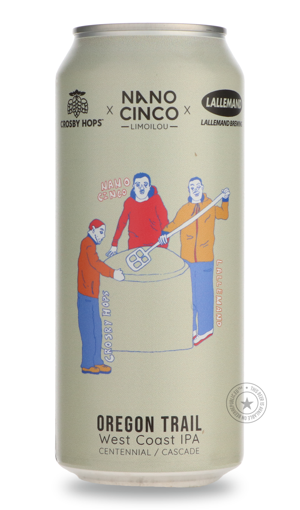 Oregon Trail by Nano Cinco, beer label