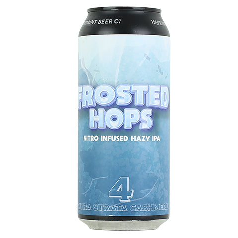 Imprint Frosted Hops 4 Nitro Infused Hazy IPA by Imprint Beer Company, beer label