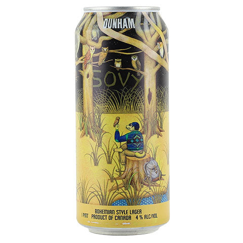 Dunham Sovy Blonde Lager by Brasserie Dunham, beer label