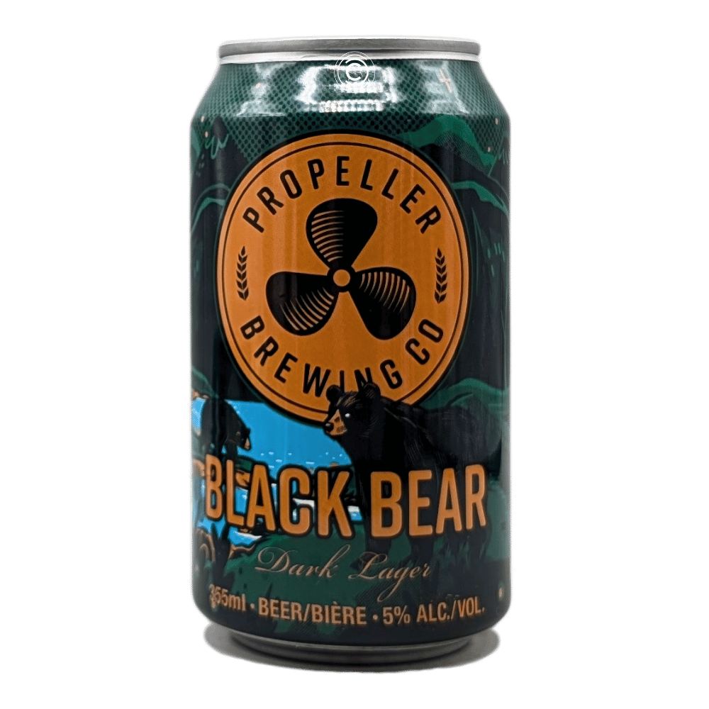Black Bear Dark Lager by Propeller Brewing Company, beer label