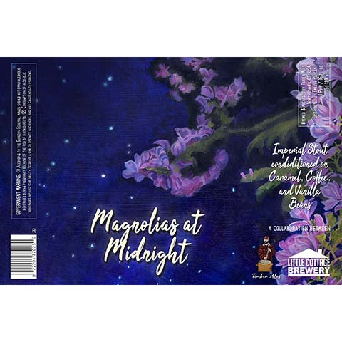 Timber Ales Magnolias at Midnight Imperial Stout by Timber Ales, beer label