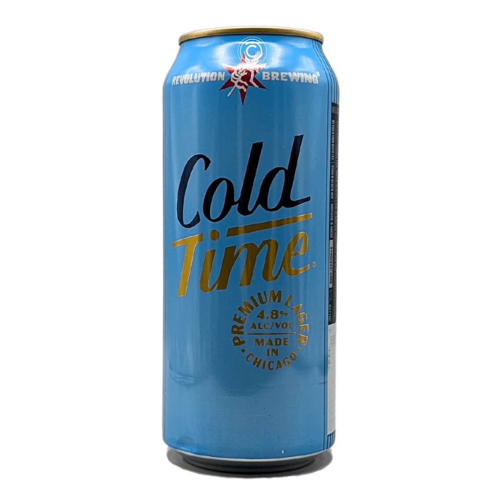 Cold Time Lager by Revolution Brewing, beer label