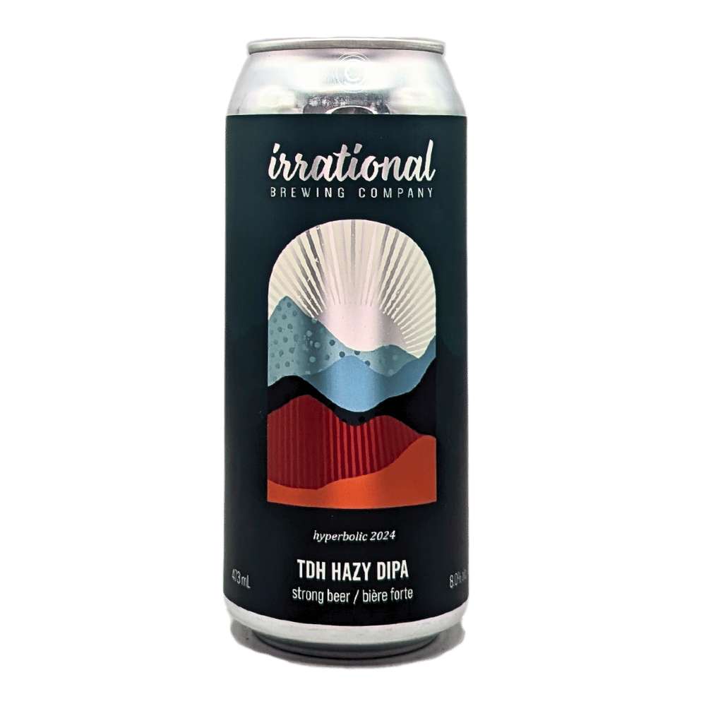Hyperbolic 2024: TDH Hazy DIPA by Irrational Brewing Company, beer label