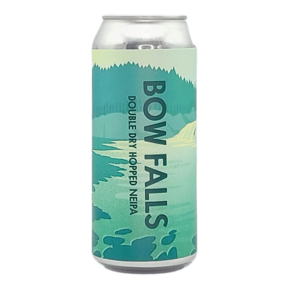 Bow Falls Hazy IPA by Born Brewing Co., beer label