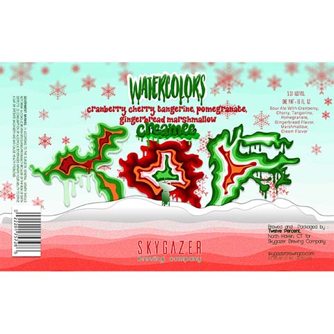 Skygazer Watercolors Creamee Sour by SKYGAZER Brewing Co, beer label