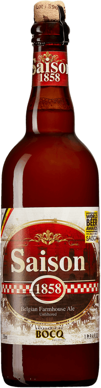 Saison Bocq by Brasserie du Bocq, beer label