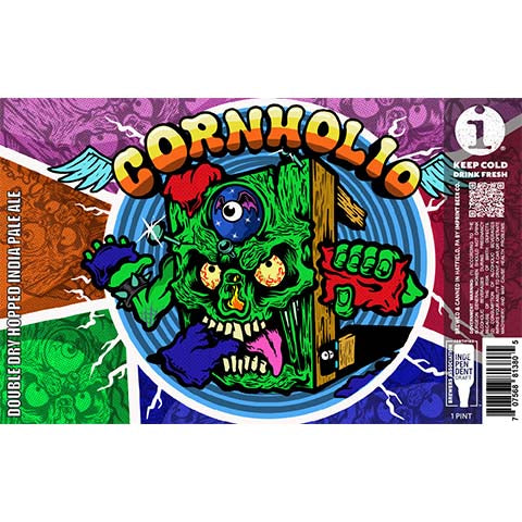 Imprint Cornholio IPA by Imprint Beer Company, beer label