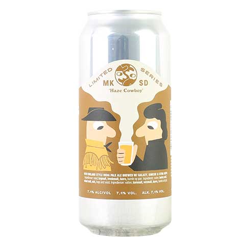 Mikkeller Haze Cowboy Hazy IPA by Mikkeller Brewing San Diego, beer label