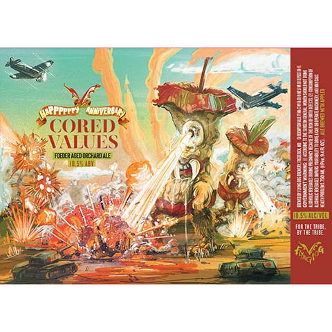 Flying Dog Cored Values Orchard Ale by Flying Dog Brewery, beer label