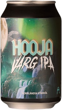 Hooja Varg by Bryggverket, beer label