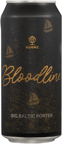 Nurme Bloodline Big Baltic Porter by Nurme Daritava, beer label