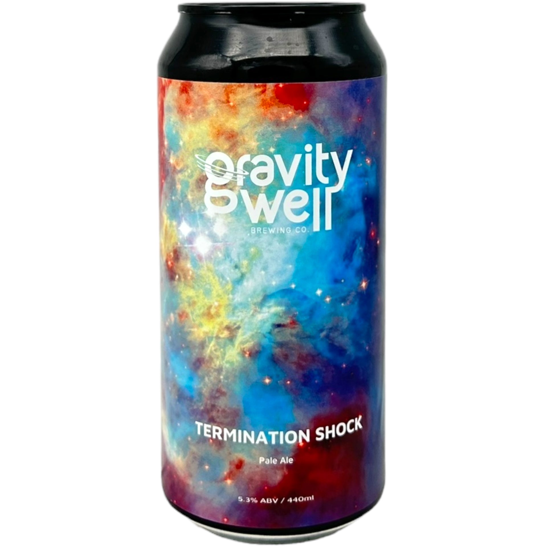 Gravity Well Termination Shock by Gravity Well Brewing Co., beer label