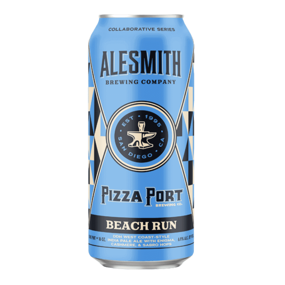 Beach Run Double Dry Hopped West Coast IPA by AleSmith Brewing Co, beer label