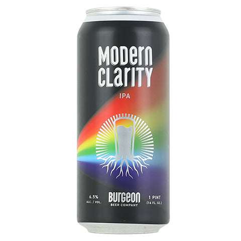 Burgeon Modern Clarity IPA by Burgeon Beer Company, beer label