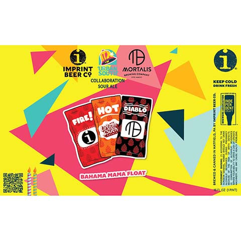 Imprint/Urban South/Mortalis Bahama Mama Float by Imprint Beer Company, beer label