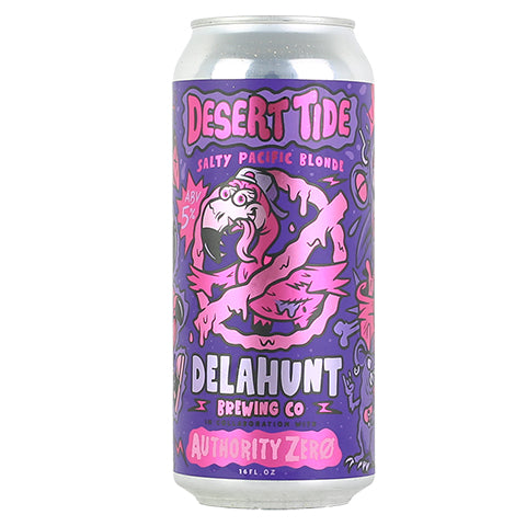Delahunt Desert Tide Salty Pacific Blonde by Delahunt Brewing Company, beer label