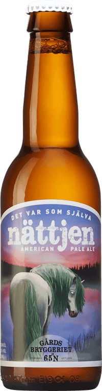 Det var som själva nättjen Gårdsbryggeriet 65°N by Gårdsbryggeriet 65°N, beer label