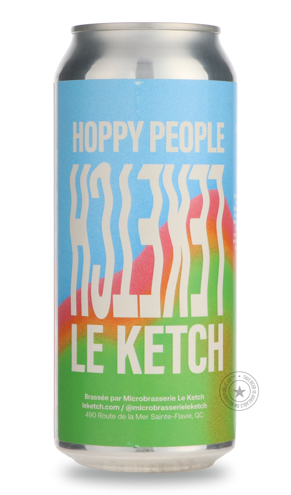 Capitaine Over / Hoppy People by Le Ketch, beer label