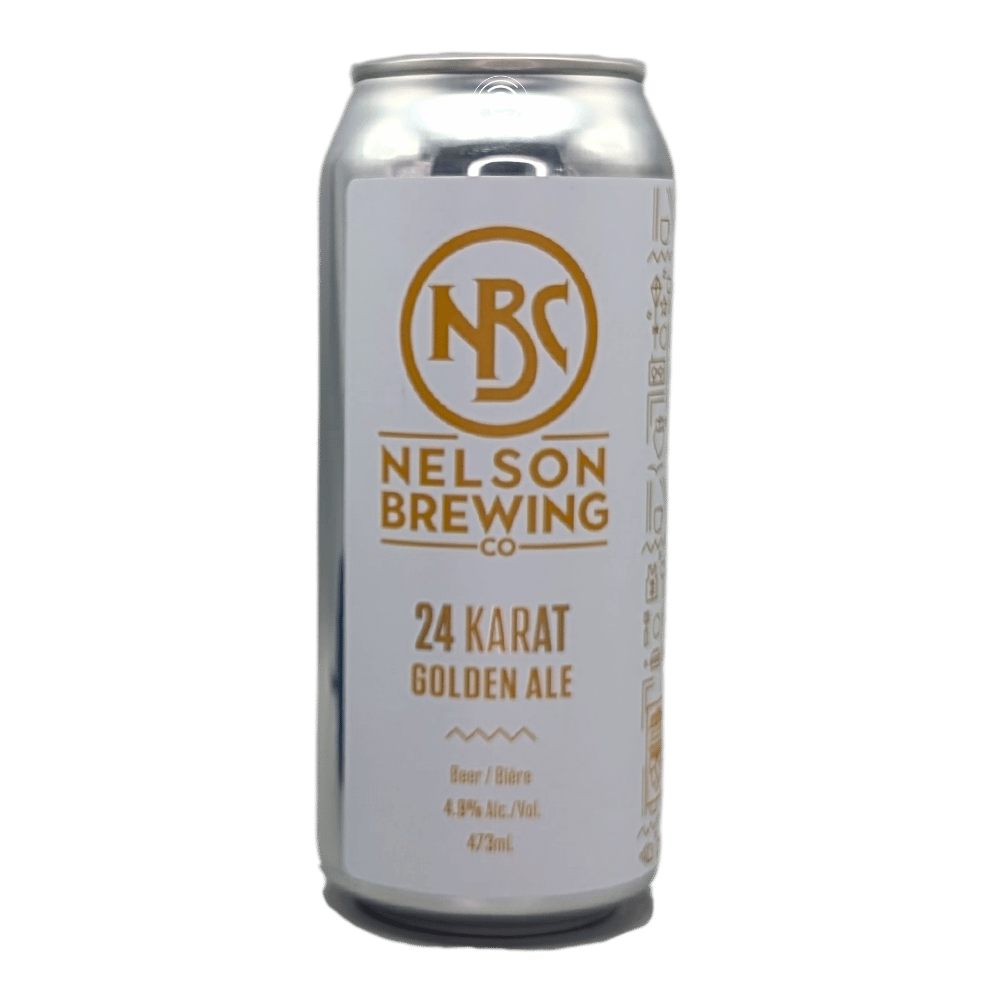 24 Karat Golden Ale by Nelson Brewing Company, beer label