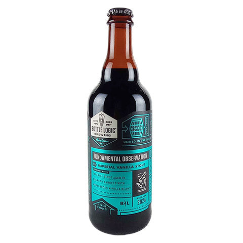 Bottle Logic Fundamental Observation by Bottle Logic Brewing, beer label