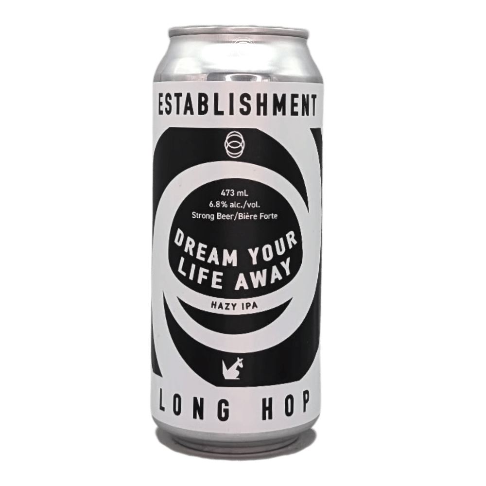 Dream Your Life Away Hazy IPA by The Establishment Brewing Company x Long Hop Brewing, beer label