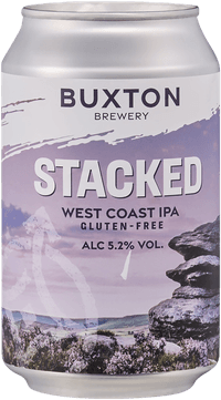 Stacked by Buxton Brewery, beer label
