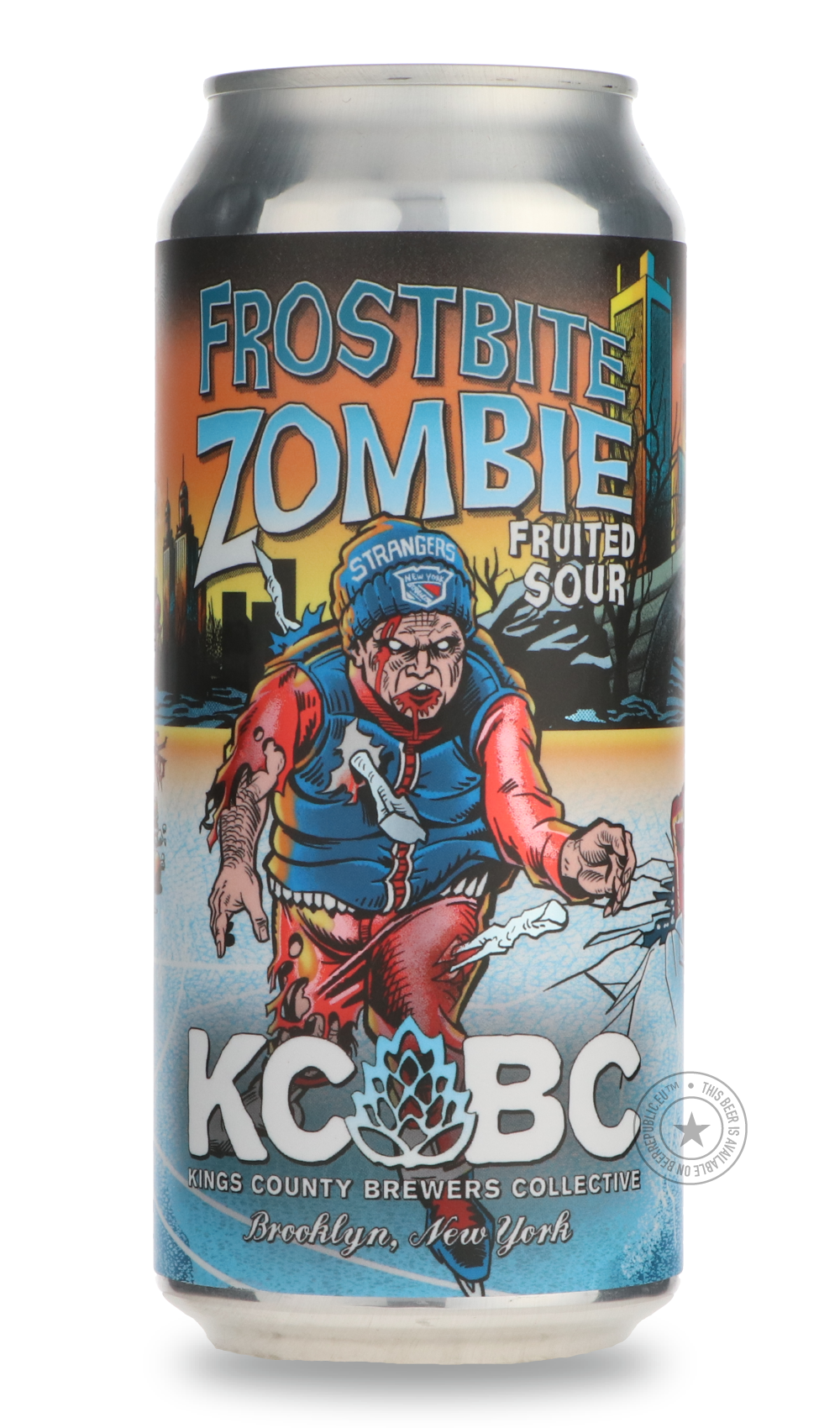 Frostbite Zombie by KCBC, beer label
