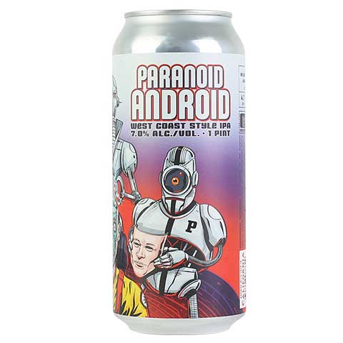 Paperback Paranoid Android IPA by Paperback Brewing Co., beer label