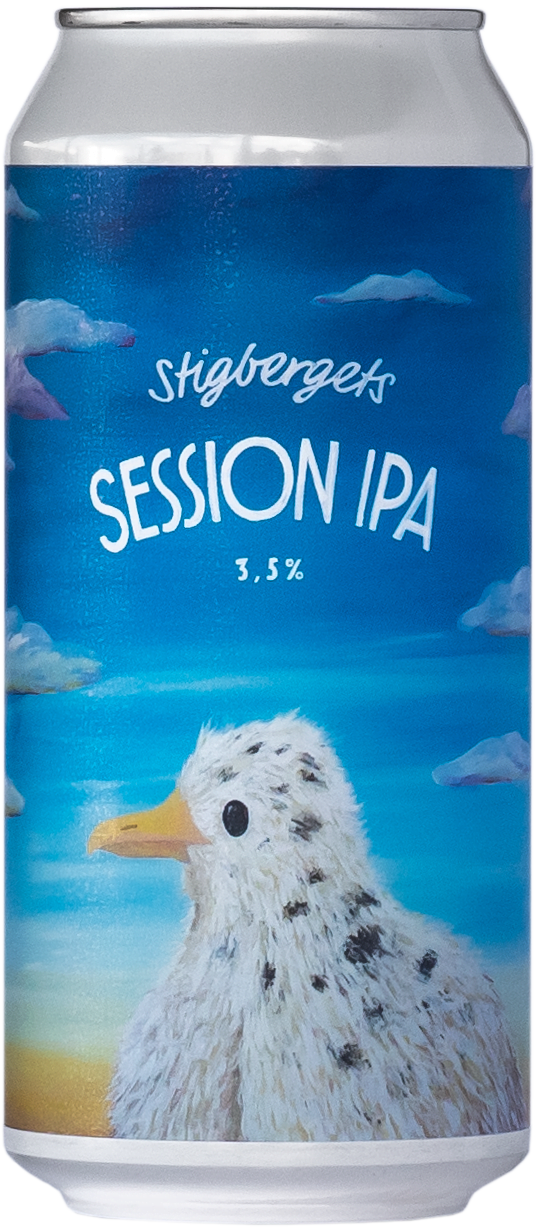 Session IPA Folköl by Stigbergets Bryggeri, beer label