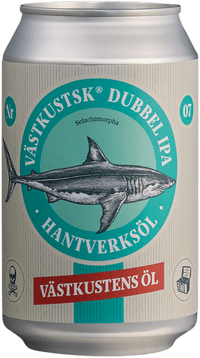 Västkustsk Dipa by Rörö Öl, beer label
