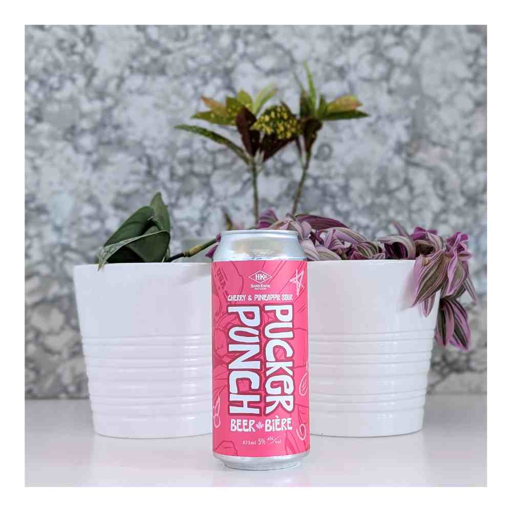 Pucker Punch Cherry & Pineapple Sour by Hard Knox Brewing, beer label