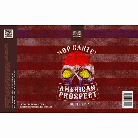 Levante Hop Carte! American Prospect DIPA by Levante Brewing Company, beer label