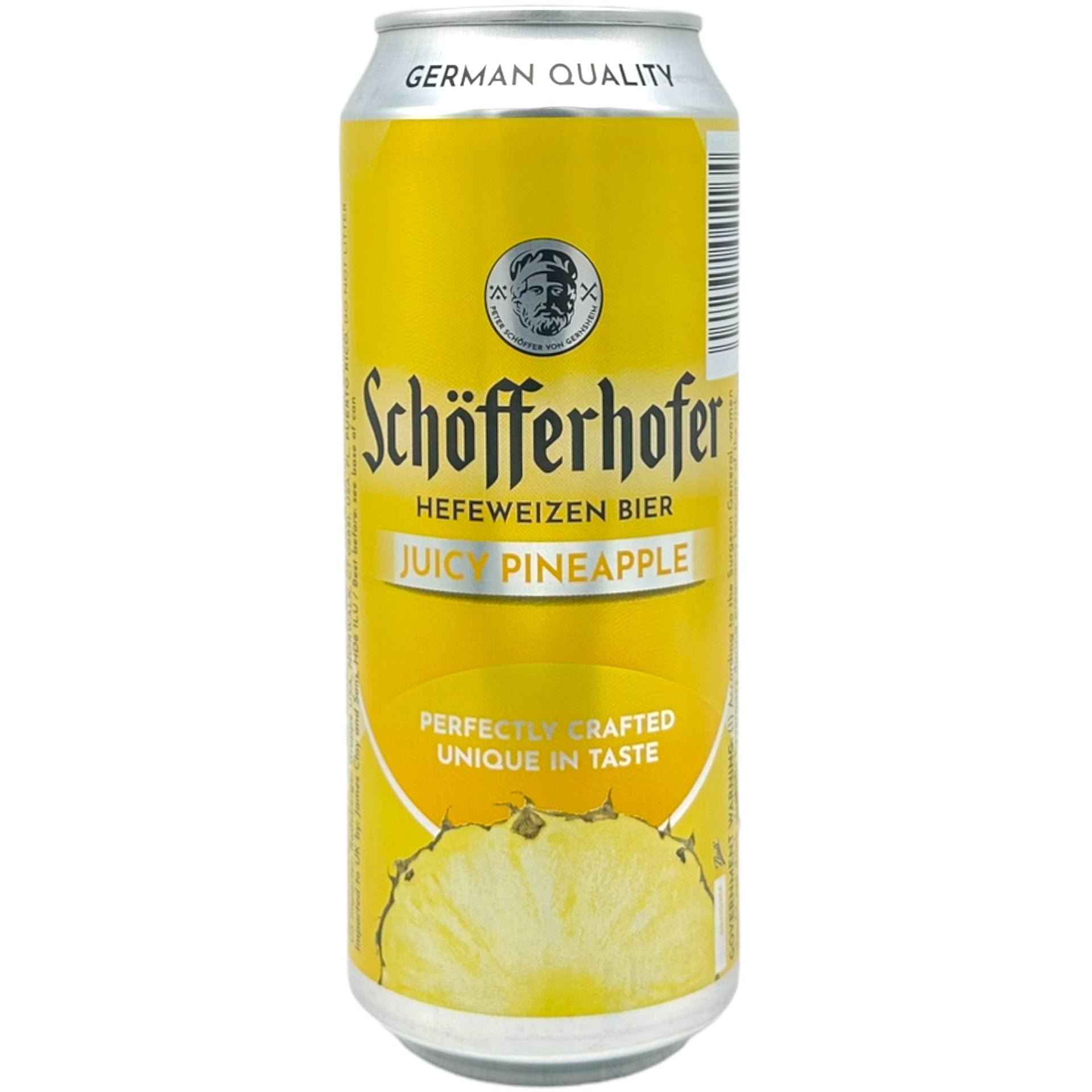 Schöfferhofer Juicy Pineapple by Schöfferhofer, beer label