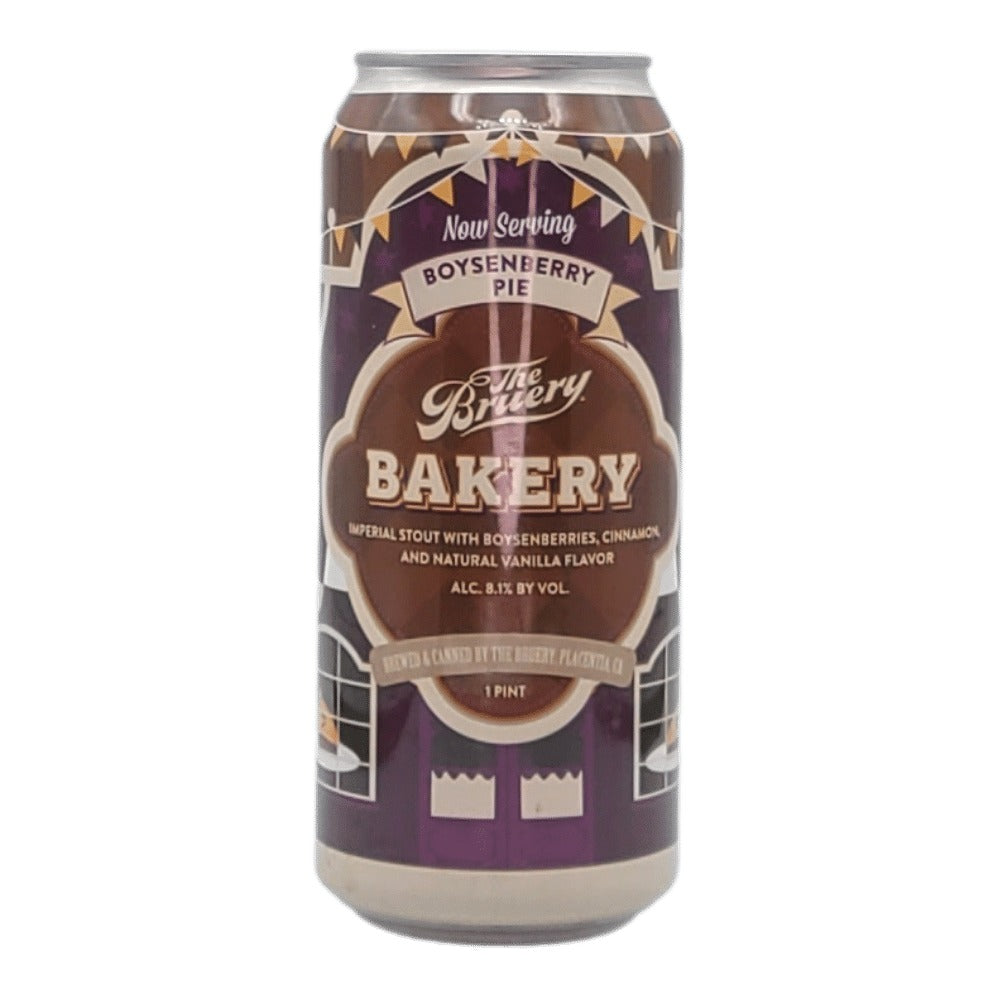 Bakery Boysenberry Pie Stout by The Bruery, beer label