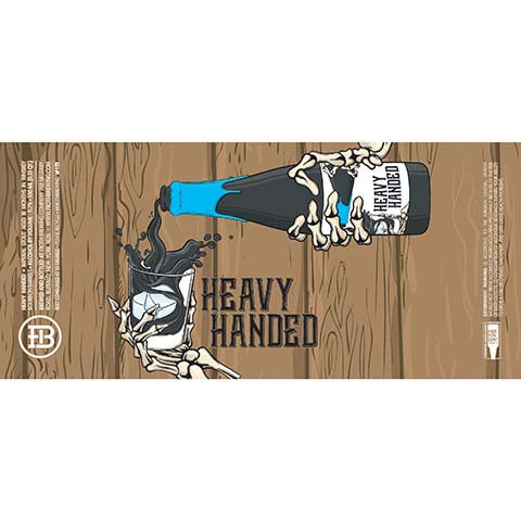 Froth Heavy Handed Imperial Stout by Froth Craft Brewery, beer label