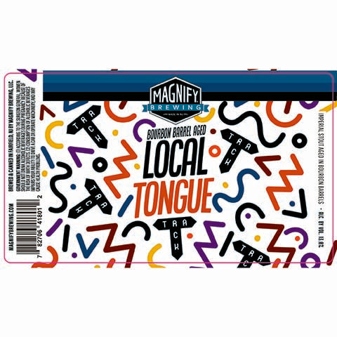 Magnify Local Tongue by Magnify Brewing Company, beer label