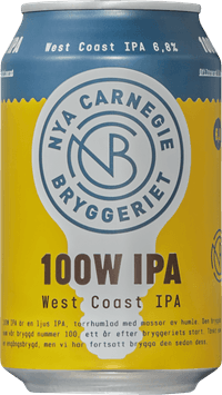 100W by Nya Carnegiebryggeriet, beer label
