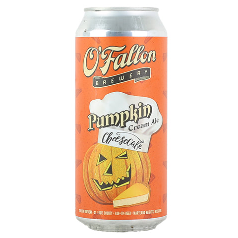 O'Fallon Pumpkin Cheesecake Cream Ale by O'Fallon Brewery, beer label
