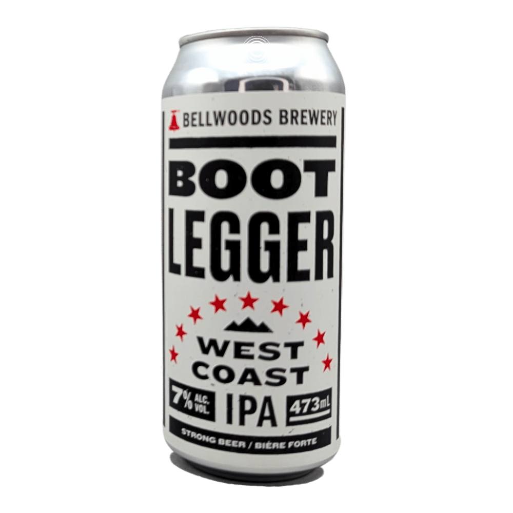 Bootlegger West Coast IPA by Bellwoods Brewery, beer label