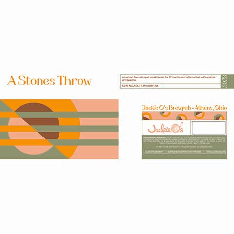 Jackie O's A Stones Throw Sour by Jackie O's Pub & Brewery, beer label