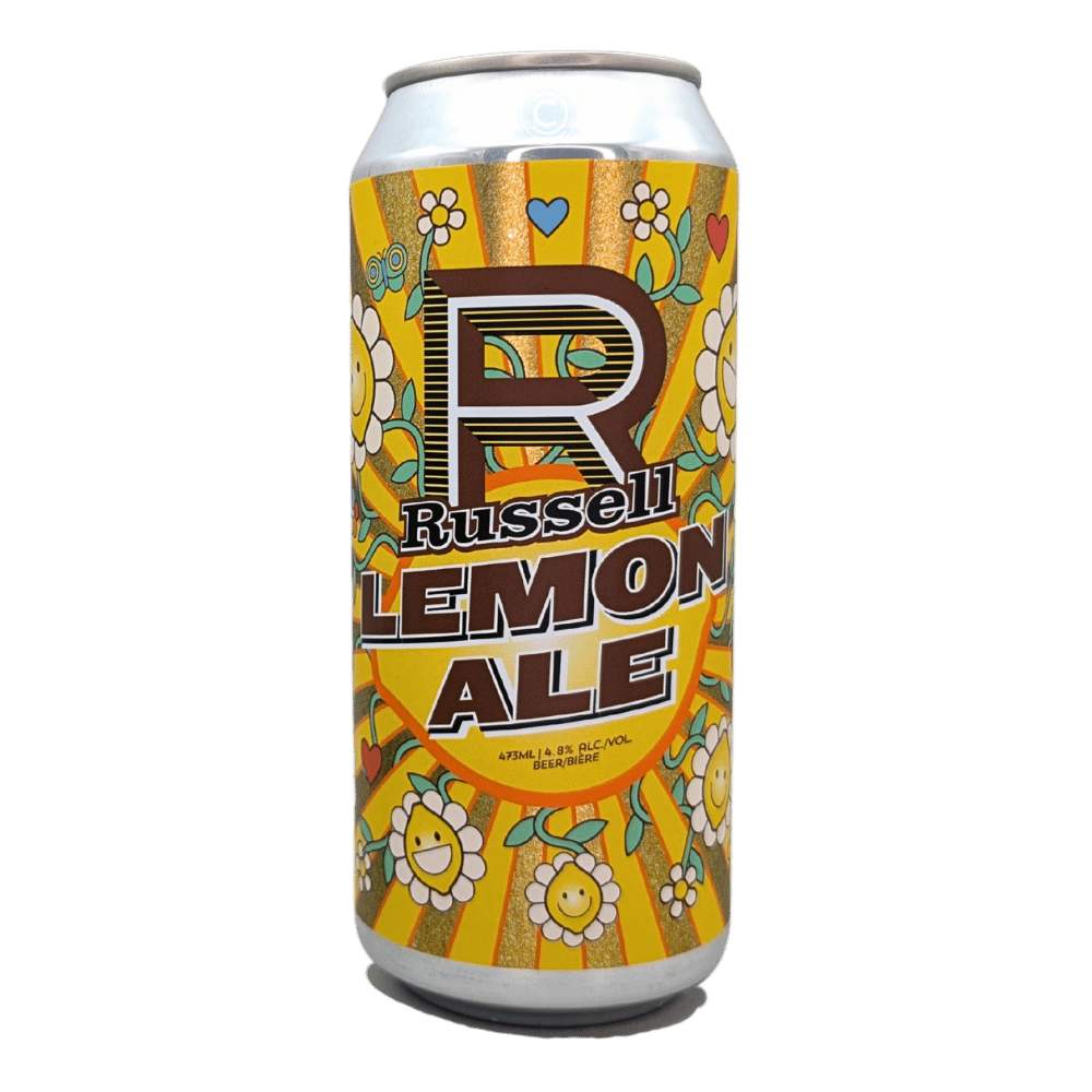 Lemon Ale by Russell Brewing, beer label