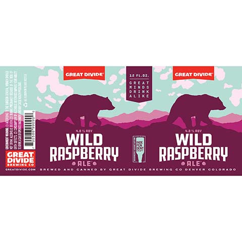 Wild Raspberry Ale by Great Divide Brewing Co, beer label