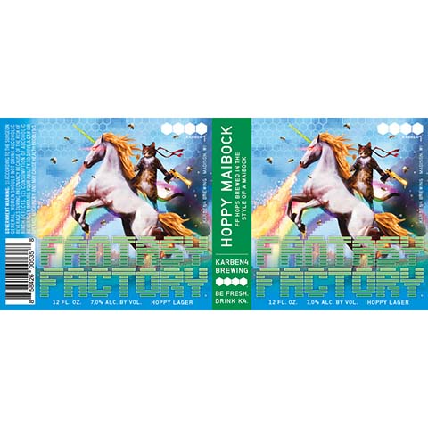 Karben4 Fantasy Factory Hoppy Maibock Hoppy Lager by Karben4 Brewing, beer label