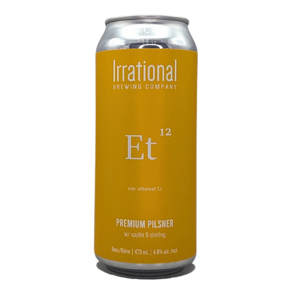 Exp. Ethereal 12: Premium Pilsner by Irrational Brewing Company, beer label