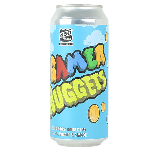 450 North Gamer Nuggets IPA by 450 North Brewing Company, beer label