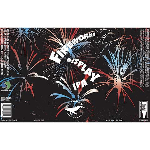 Stellwagen Fireworks Display IPA by Stellwagen Beer Co., beer label